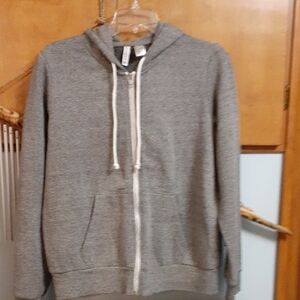 h+m divided  large grey oversized hoodie